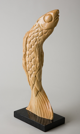 Big-Eye Fish Sculpture